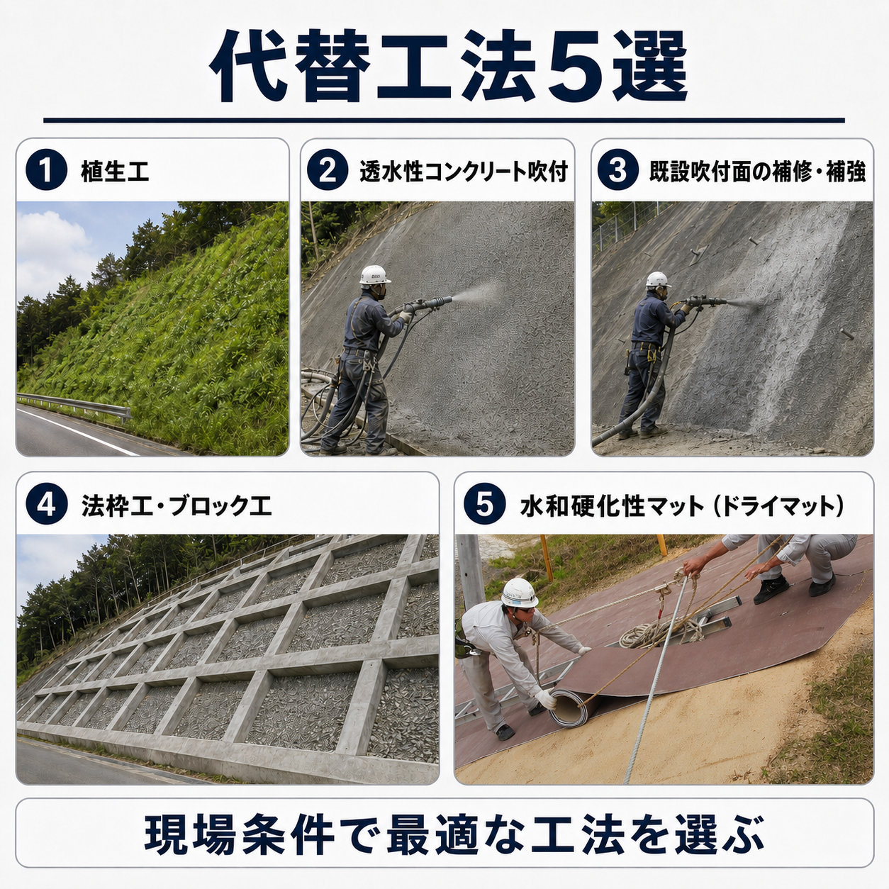 代替工法5選