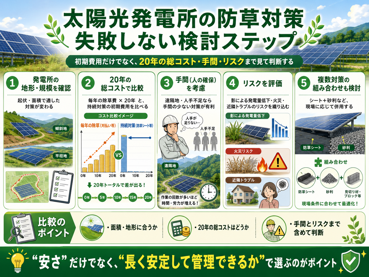 失敗しない検討ステップ